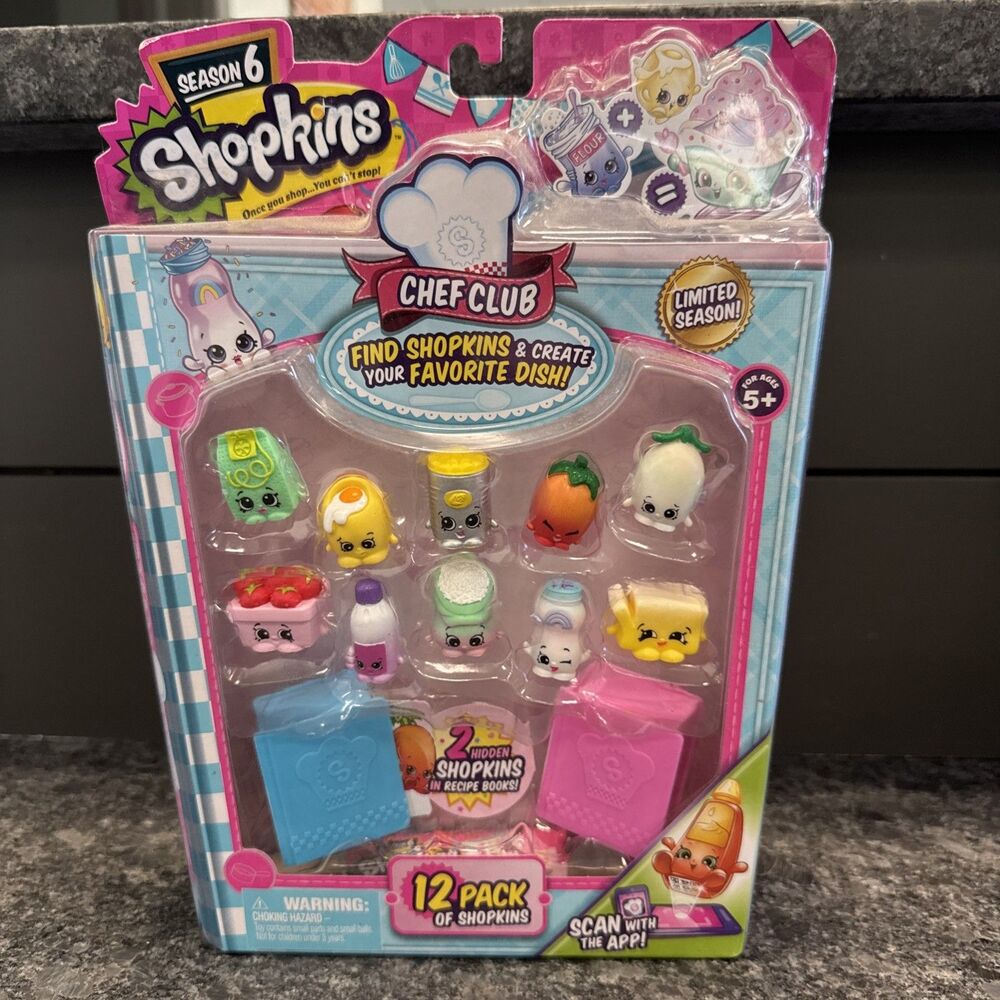 Shopkins Season 6 Chef Club Playset Limited Season Miniature Toys 12-Pack